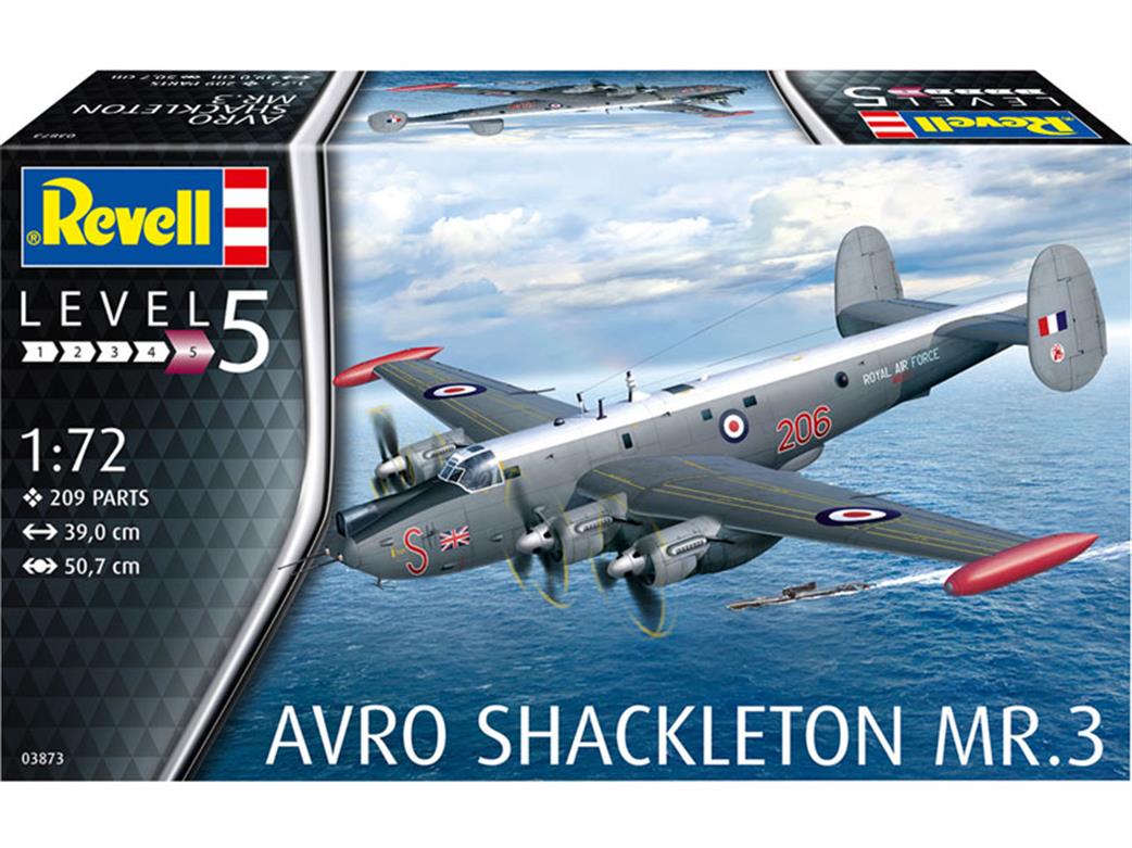 Revell 1/72 03873 AVRO Shackleton MR3 Aircraft Kit