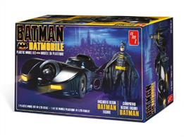 AMT/ERTL 1/25 Batman 1989 Batmobile Kit with Resin Figure AMT1107Glue and paints are required to assemble and complete the model (not included)