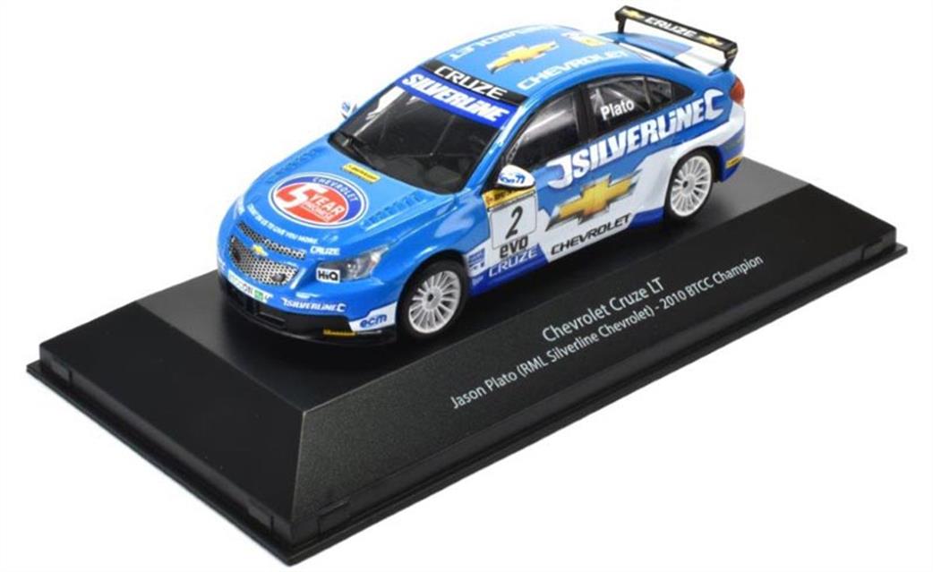 MAG 1/43 MAG HR03 Chevrolet Cruze 2010 BTCC Champion Jason Plato RML Silverline Chevrolet