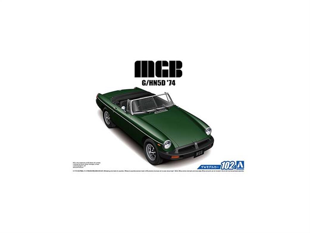 Aoshima 1/24 06881 MGB Mk-3 1974 BLMC G/HN5D Car Kit