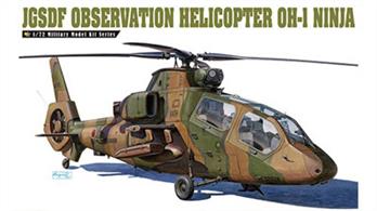 Aoshima 01434 1/72 Japan Ground Self Defence Force Observation Helicopter OH-1 Ninja Kit