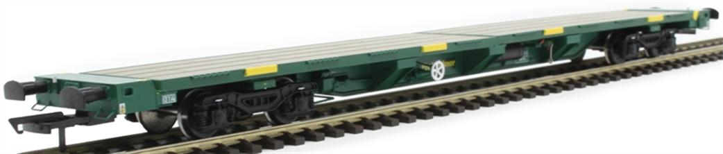 Hattons OO H4-FEAE-005 FEA-E Intermodal Wagon Freightliner Green with Track Panel Carriers