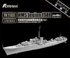Flyhawk FH1103S 1/700 Scale HMS Legion 1941 L Class Destroyer Deluxe Edition Plastic Kit