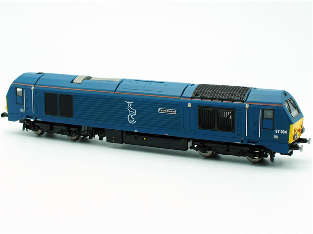 Hornby OO R3388 Caledonian Sleeper 67004 Cairn Gorm Class 67 Bo-Bo Diesel Locomotive Caledonian Blue