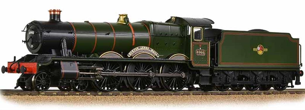 Bachmann 31-786 BR 6998 Burton Agnes Hall ex-GWR Modified Hall Class 4-6-0 BR Lined Green Late Crest OO