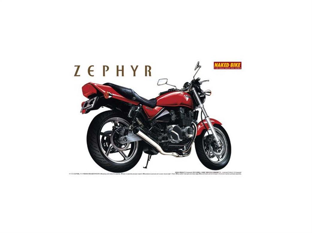 Aoshima 1/12 04165 Kawasaki Zephyr Type IV Motorcycle Kit