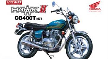Aoshima 05332 1/12 Scale Honda Hawk 2 CB400T 1977 Motorcycle Kit
