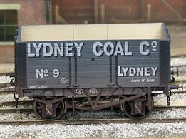 Weathered version of the Lydney Coal Company RCH 1887 7 plank open wagons model.