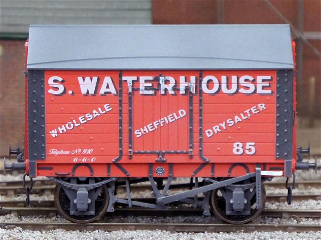 Dapol O Gauge 7F-018-004W S Waterhouse Covered Salt Van RTR Weathered