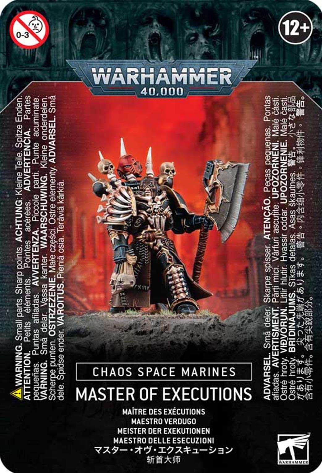 Games Workshop 28mm 43-44 Chaos Space Marines Master of Executions