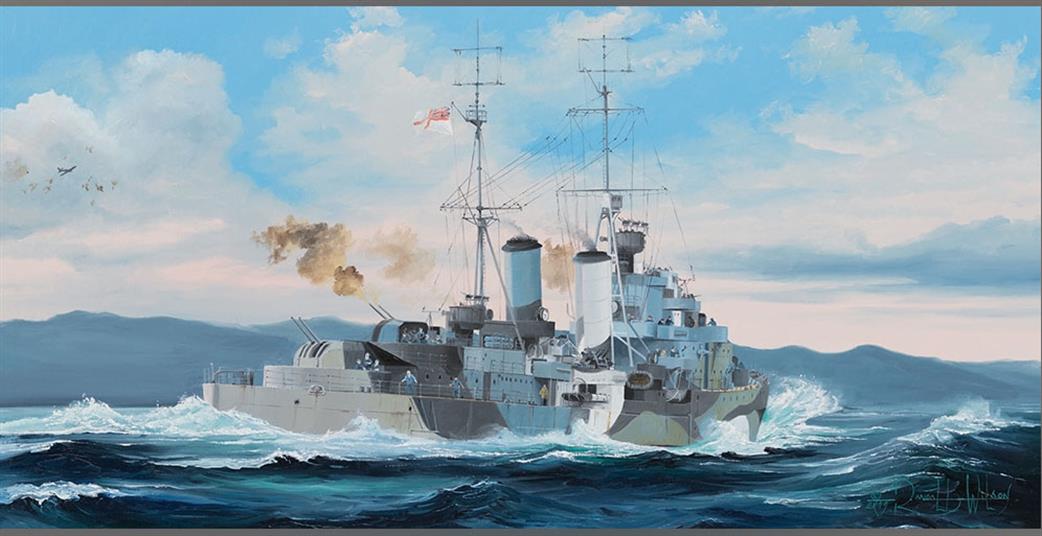 Trumpeter 1/350 05368 HMS Scylla RN Dido Class AA Cruiser Quality Plastic Kit