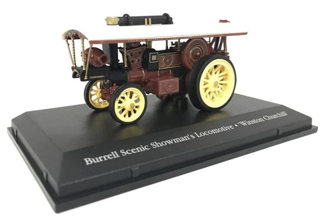 1/76 ATL4654102 Atlas Editions Burrell Scenic Showmans Loco Winston Churchill