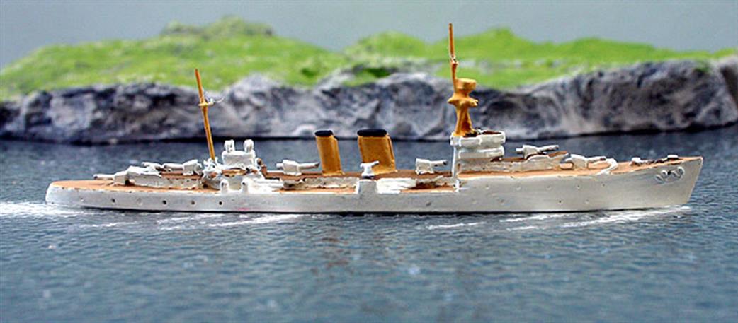 Secondhand Mini-ships Clydeside HMS Despatch D-class cruiser in FE livery 1938 1/1200