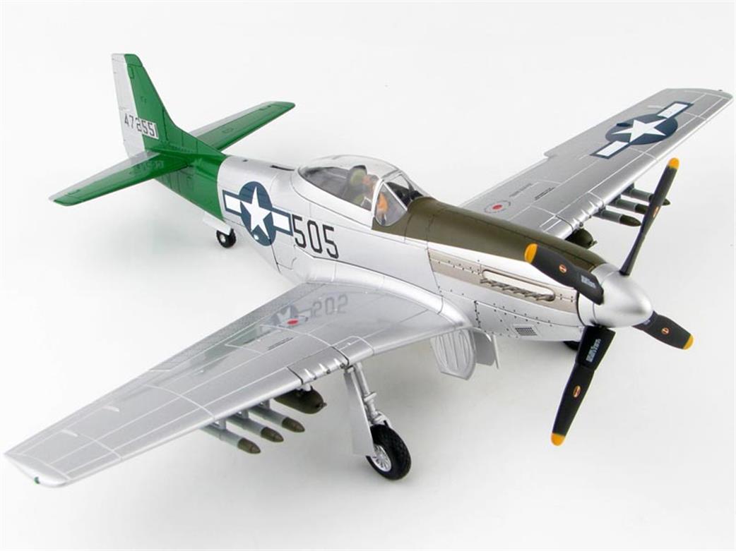 Hobby Master 1/48 HA7743A P-51D Mustang Capt. Abner M. Aust, Jr. 457th FS, 506th FG, 7th AF, Iwo Jima, 1945 With Name Plate
