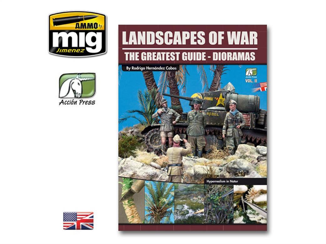 Ammo of Mig Jimenez  EURO0008 Landscape of War The Geastest Guide Dioramas Vol 2