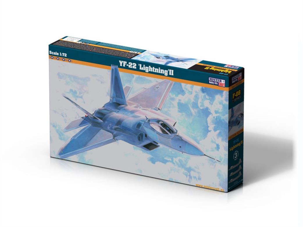 MisterCraft 1/48 060077 YF-22 Lightning II Aircraft Kit