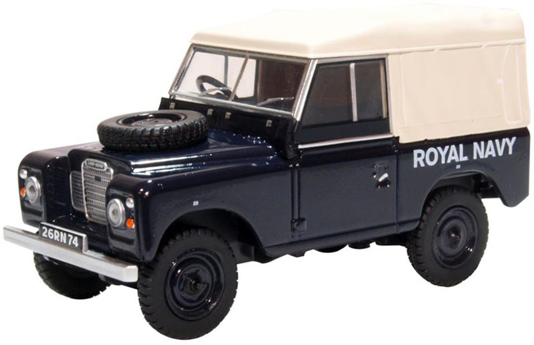 Oxford Diecast 1/43 43LR3S004 Land Rover Series III SWB Canvas Royal Navy