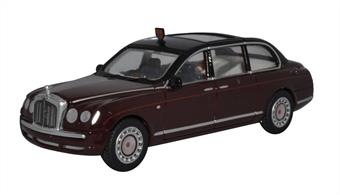 Oxford Diecast 76BSL001 1/76 Bentley State Limousine HM The Queen