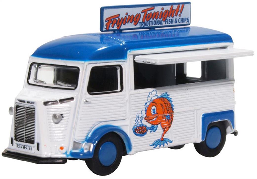 Oxford Diecast 1/76 76CIT005 Citroen H Catering Van Fish & Chips