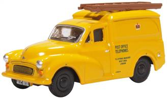 Oxford Diecast 76MM061 1/76th Morris 1000 Van Post Office Telephones Yellow