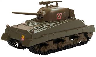 Oxford Diecast 76SM004 1/76th scale Sherman Tank Mk III 4th and 7th Royal Dragoon Guards France 1944