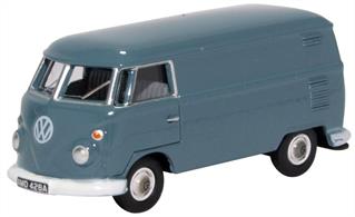 Oxford Diecast 76VWS003 1/76th VW T1 Van Dove Blue