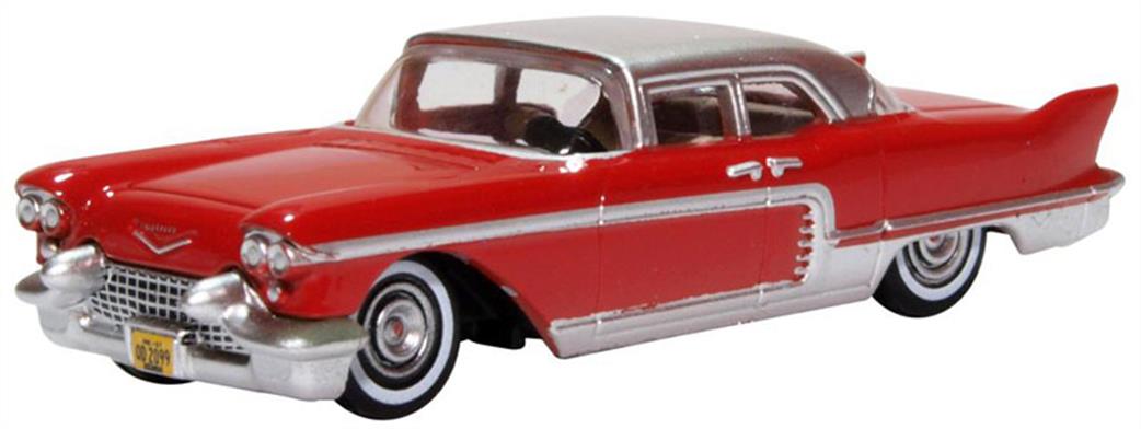 Oxford Diecast 1/87 87CE57002 Cadillac Eldorado Brougham 1957 Dakota Red