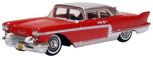 Oxford Diecast 87CE57002 1/87nd Cadillac Eldorado Brougham 1957 Dakota Red
