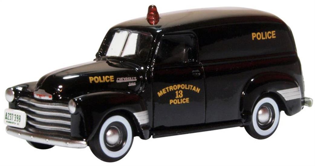 Oxford Diecast 1/87 87CV50002 Chevrolet Panel Van 1950 Washington DC Police