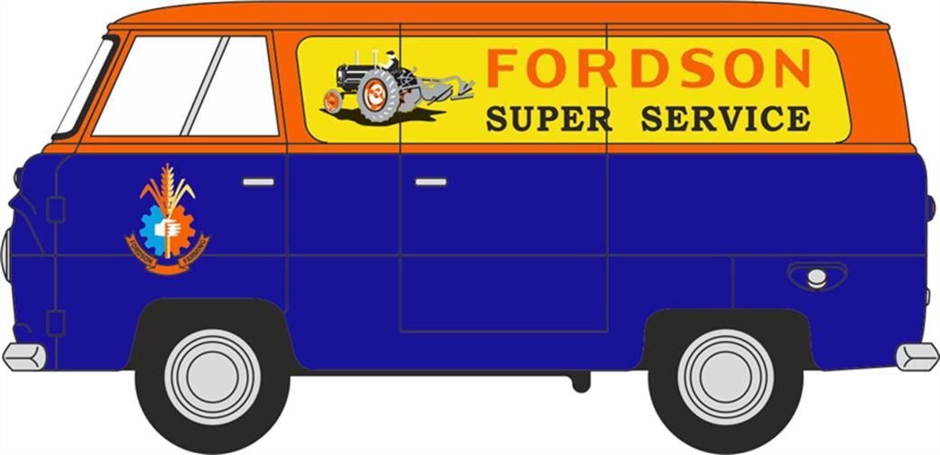 Oxford Diecast 1/148 NFDE011 Ford 400E Van Fordson Tractors