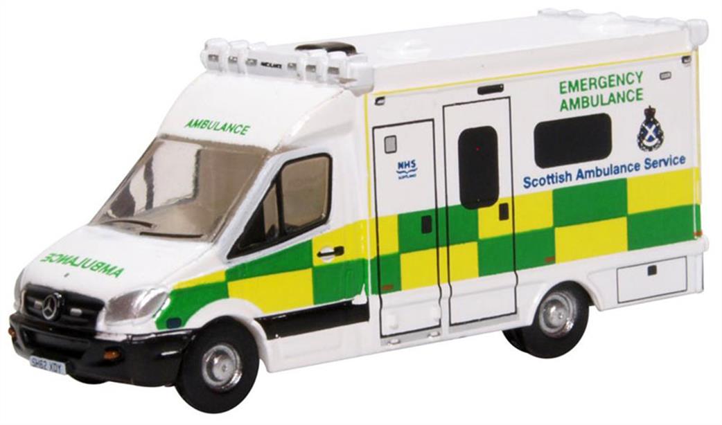 Oxford Diecast 1/148 NMA004 Mercedes Ambulance Scottish Ambulance Service
