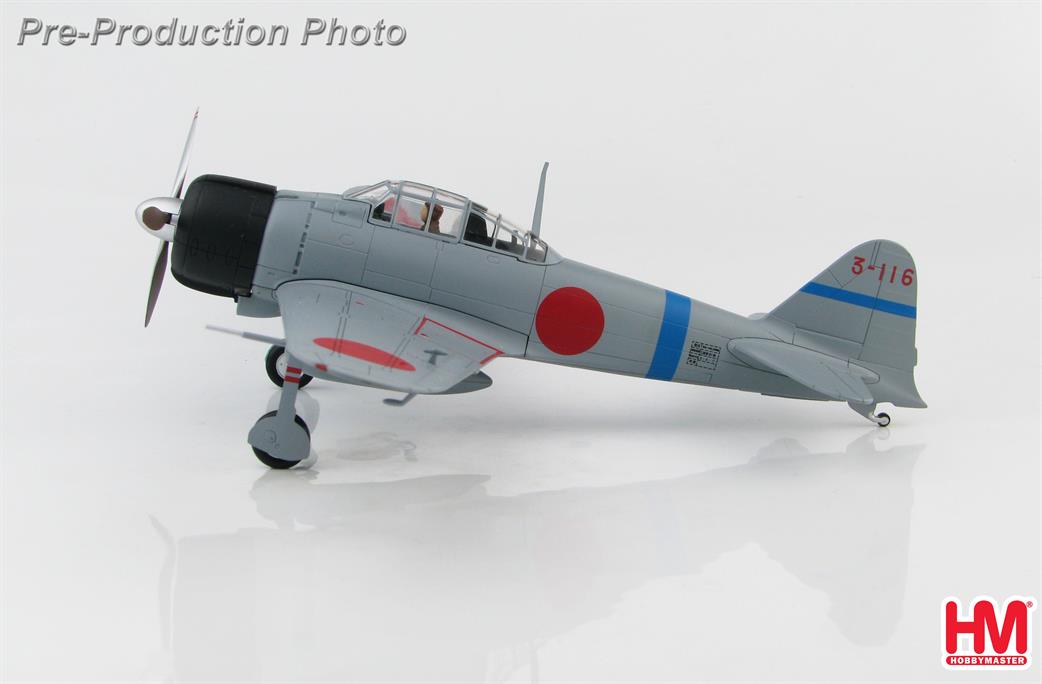 Hobby Master 1/48 HA8807 Japan Zero Fighter Type II 3-116, flown by Saburo Sakai, 12th Kokutai, 1940 to 1941