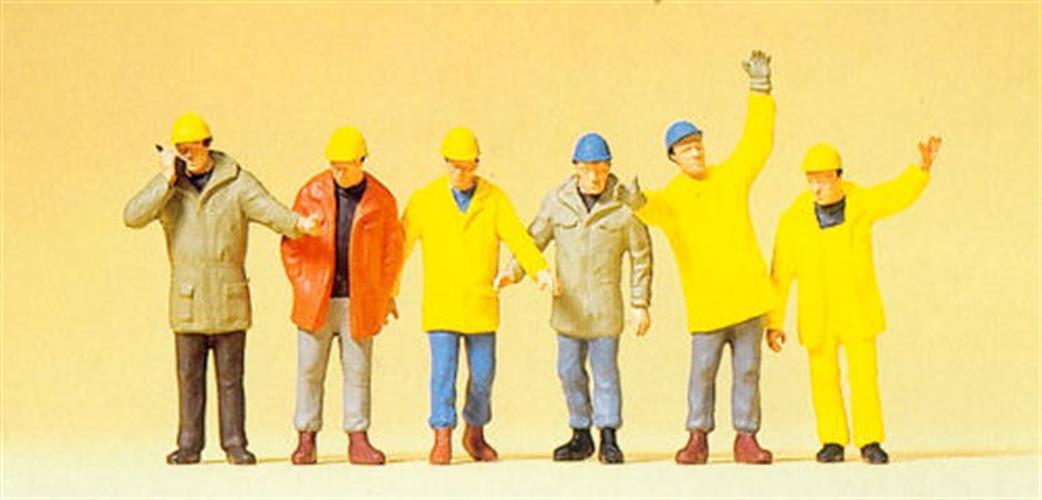 Preiser 1/43 65348 Steeplejacks Pack of 6 Figures