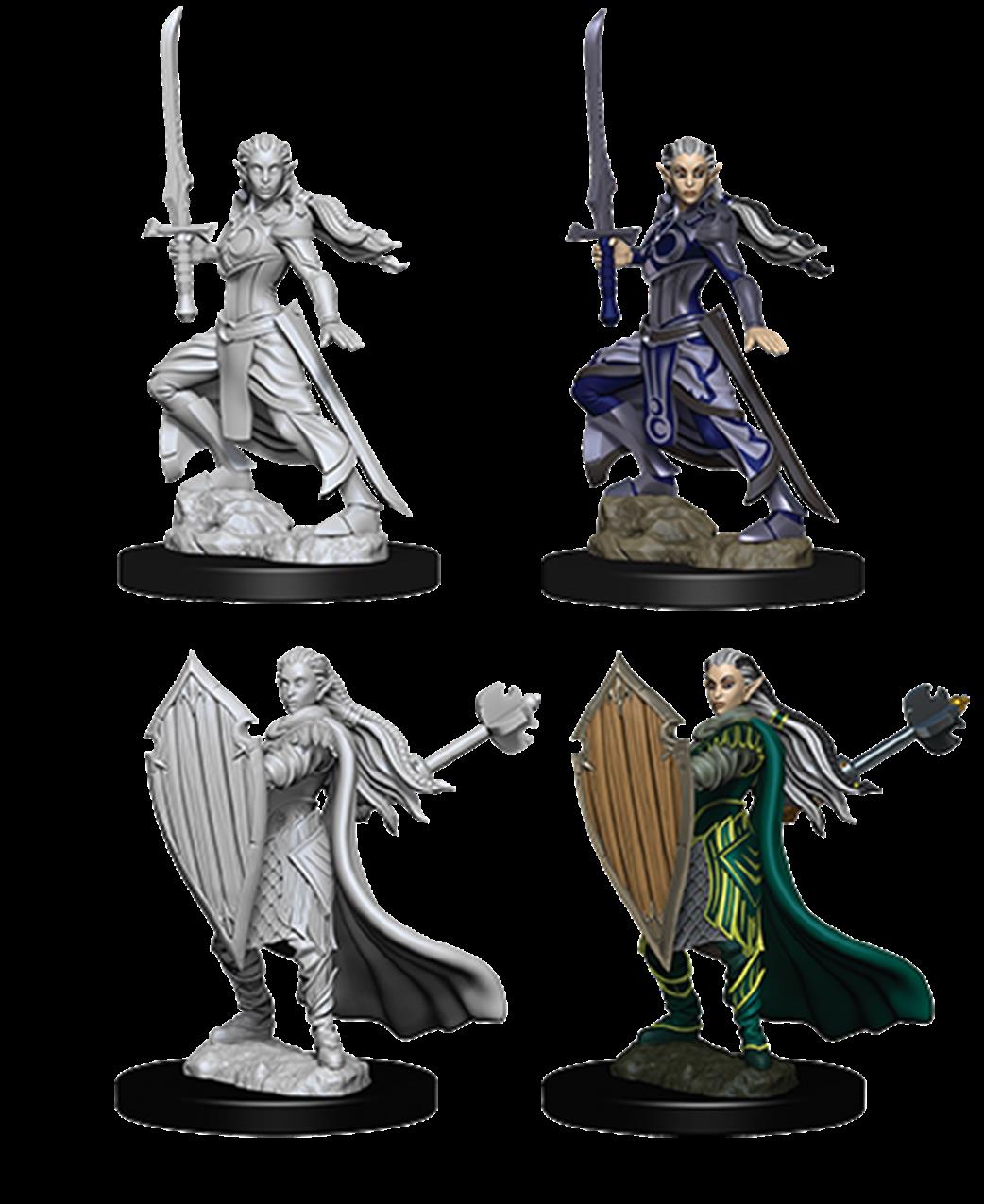 Wizkids  73706 Female Elf Paladin: D&D Nolzur's Marvelous Unpainted Miniatures