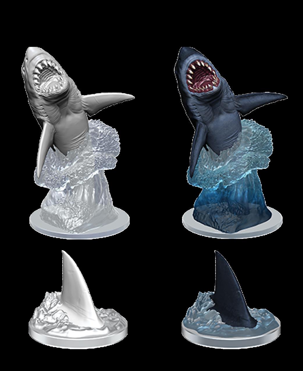 Wizkids  73729 Shark: Pathfinder Deep Cuts Unpainted Miniatures