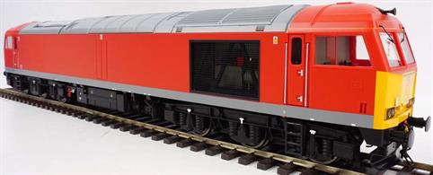 Heljan 6004 O Gauge Brush Class 60 DB Red Unbranded &amp; Unnumbered
