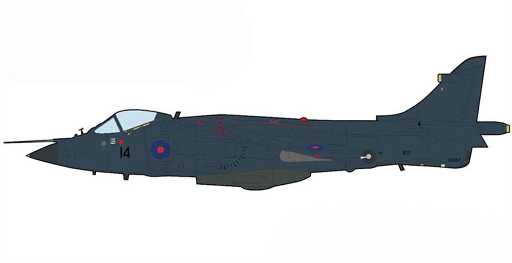 Hobby Master HA4106 Sea Harrier FRS Mk.1 Falklands XZ457, 899 NAS, HMS Hermes 1982 1/72
