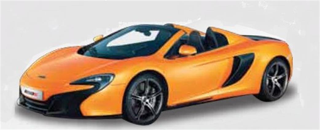 Motor Max 1/24 79326O McLaren 650S Sipder Tarroco Orange Diecast Car Model