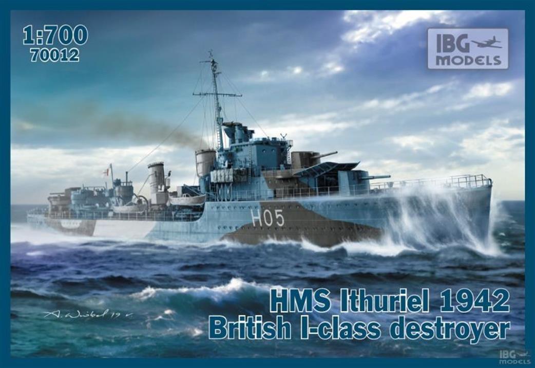 IBG Models 70012 HMS Ithuriel 1942 British RN i Class Destroyer Kit 1/700