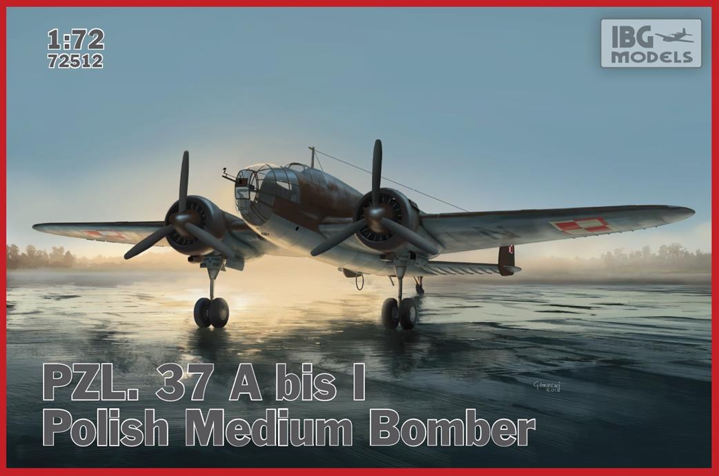 IBG Models 1/72 72512 PZL.37 A bis I Polish Light Bomber kit