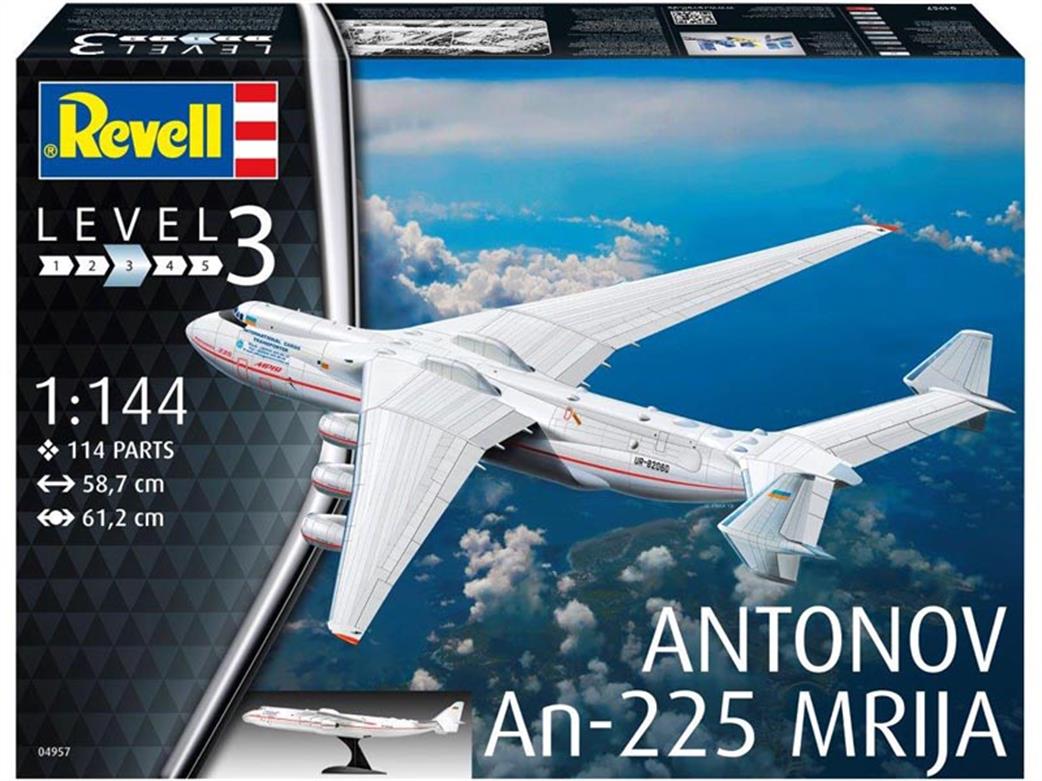 Revell 04957 Antonov AN-225 Mrija Aircraft Kit 1/144