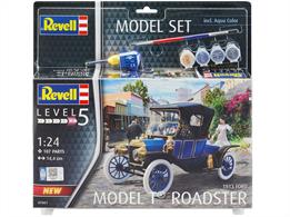 Revell 67661 1/24th Ford Model T Roadster 1913 Car Kit Model Set