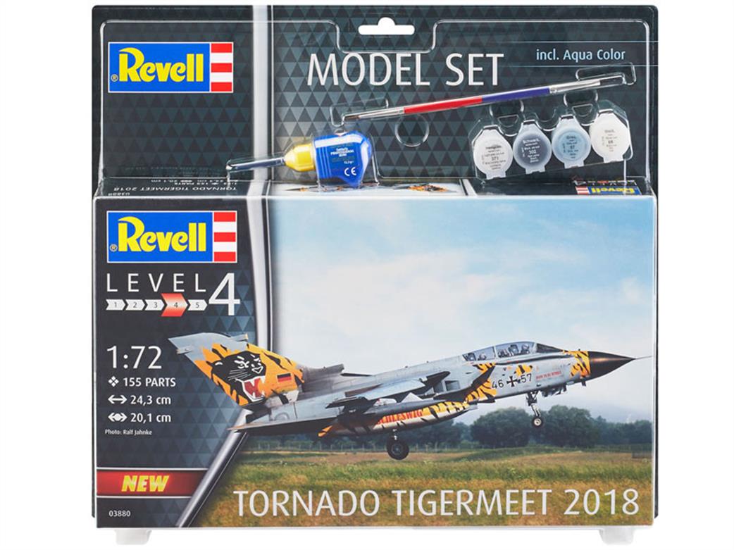 Revell 1/72 63880 Tornado ECR Tigermeet 2018 Aircraft Starter Kit