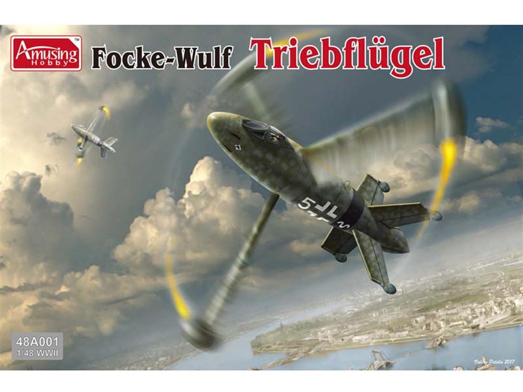 Amusing Hobby 1/48 48A001 Focke-Wulf Triebflugel WW2 German VTOl Fighter Kit
