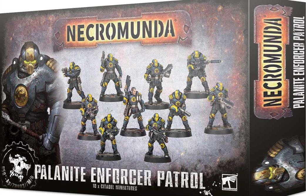 Games Workshop 300-45 Necromunda: Palanite Enforcer Patrol Gang 28mm