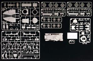 Plastic kit of a well known Lanchester Armoured car used in Russia, that was equipped with 37mm Hotchkiss gun   Additional plastic parts for "Russian Service" version Cartograf printed decals Transparent parts for headlights Instruction in colour