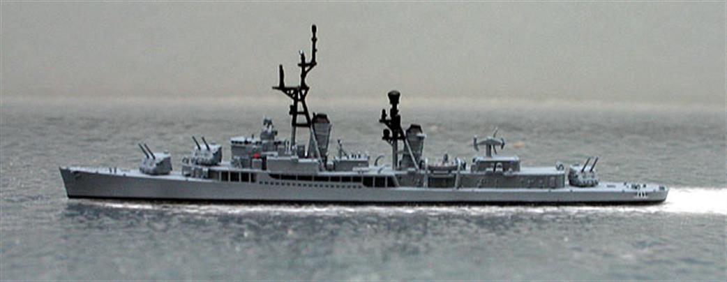 Spidernavy 1/1250 SN 3-05 USS Duncan as a radar picket in 1966
