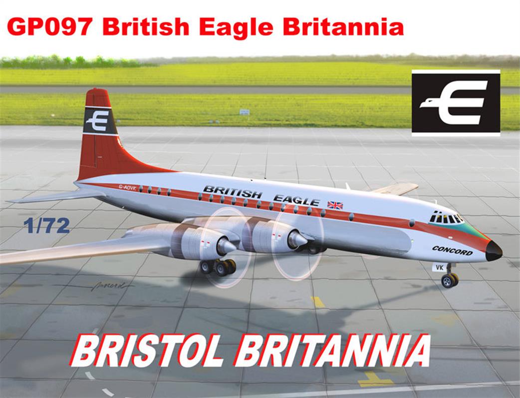 Mach 2 1/72 GP097 British Eagle Britannia Plastic Kit