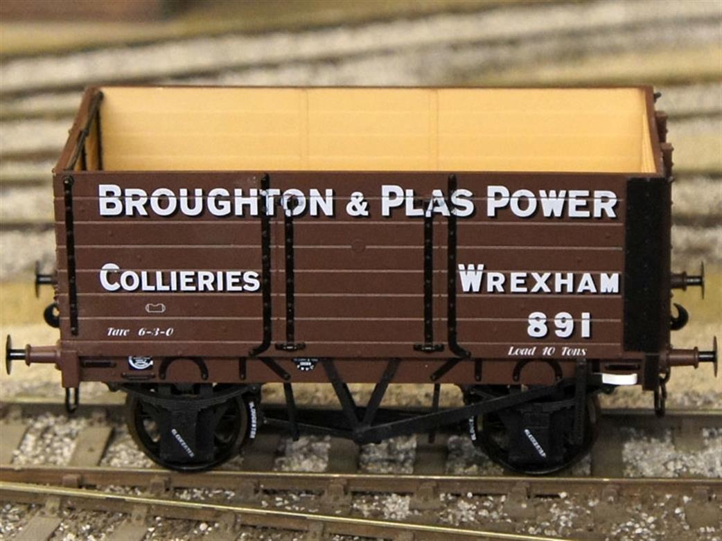 Dapol O Gauge 7F-073-006 Broughton Plas Power 7 Plank Open Wagon No.891 RCH 1887 Side & End Doors