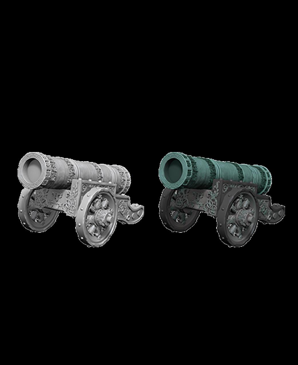 Wizkids  73687 Large Cannon: Pathfinder Deep Cuts Unpainted Miniatures